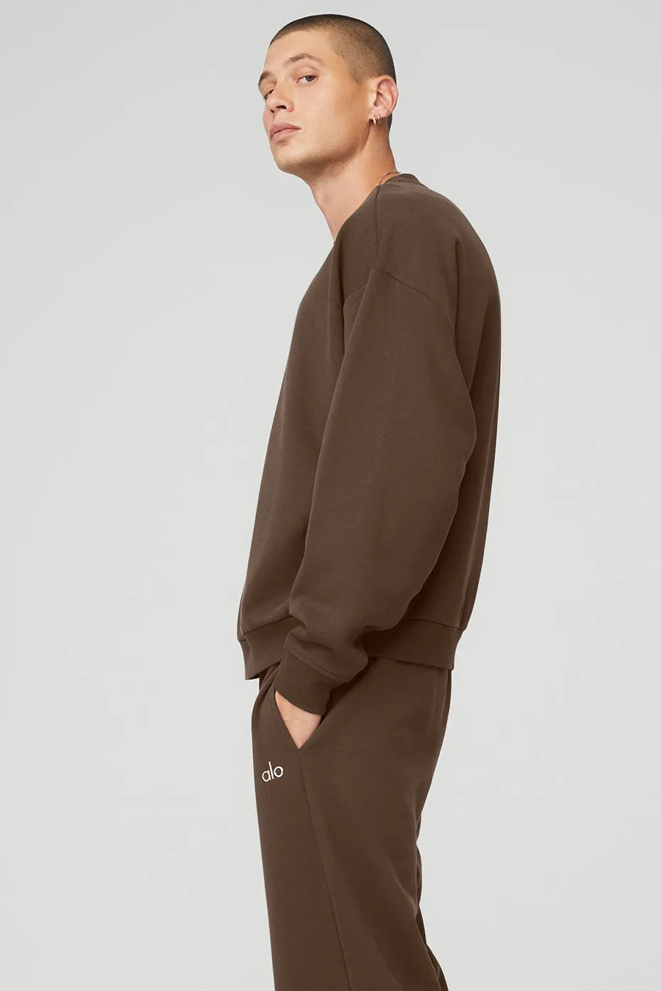 Accolade Crew Neck Pullover - Espresso