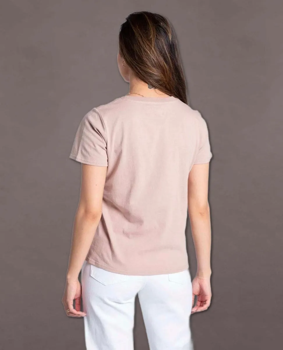 Aiden Short Sleeve Mauve Mist Tee