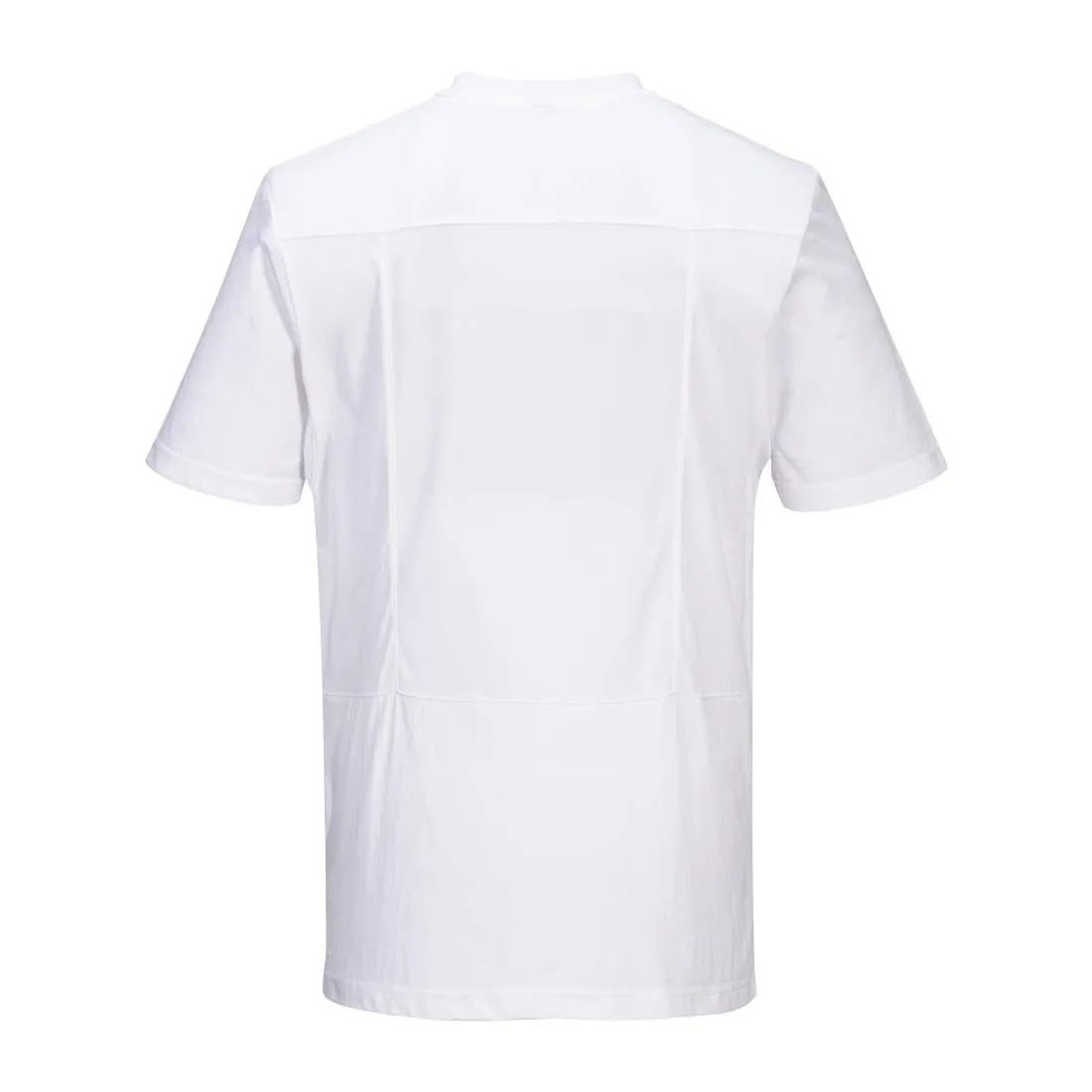 BA189-M Portwest Chef T-Shirt Mesh White Size M