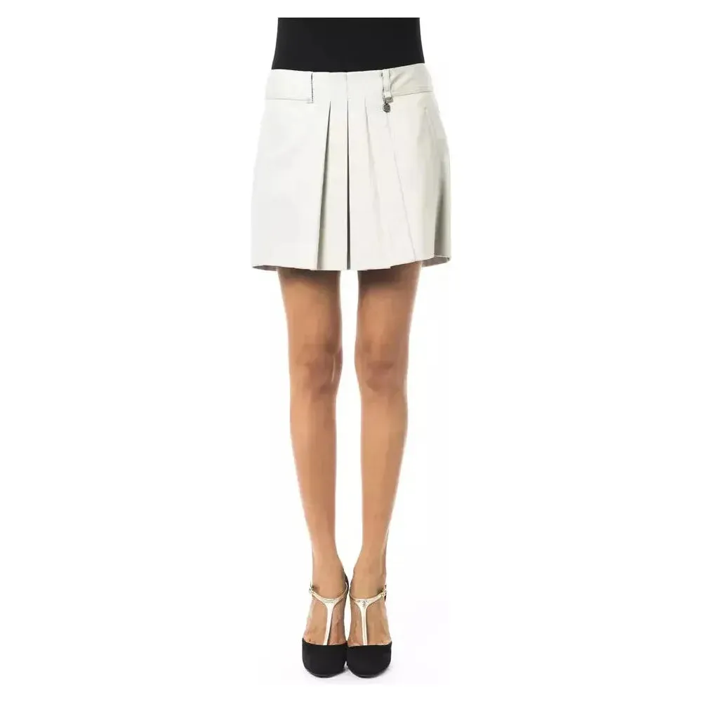 BYBLOS Gray Cotton Women Skirt