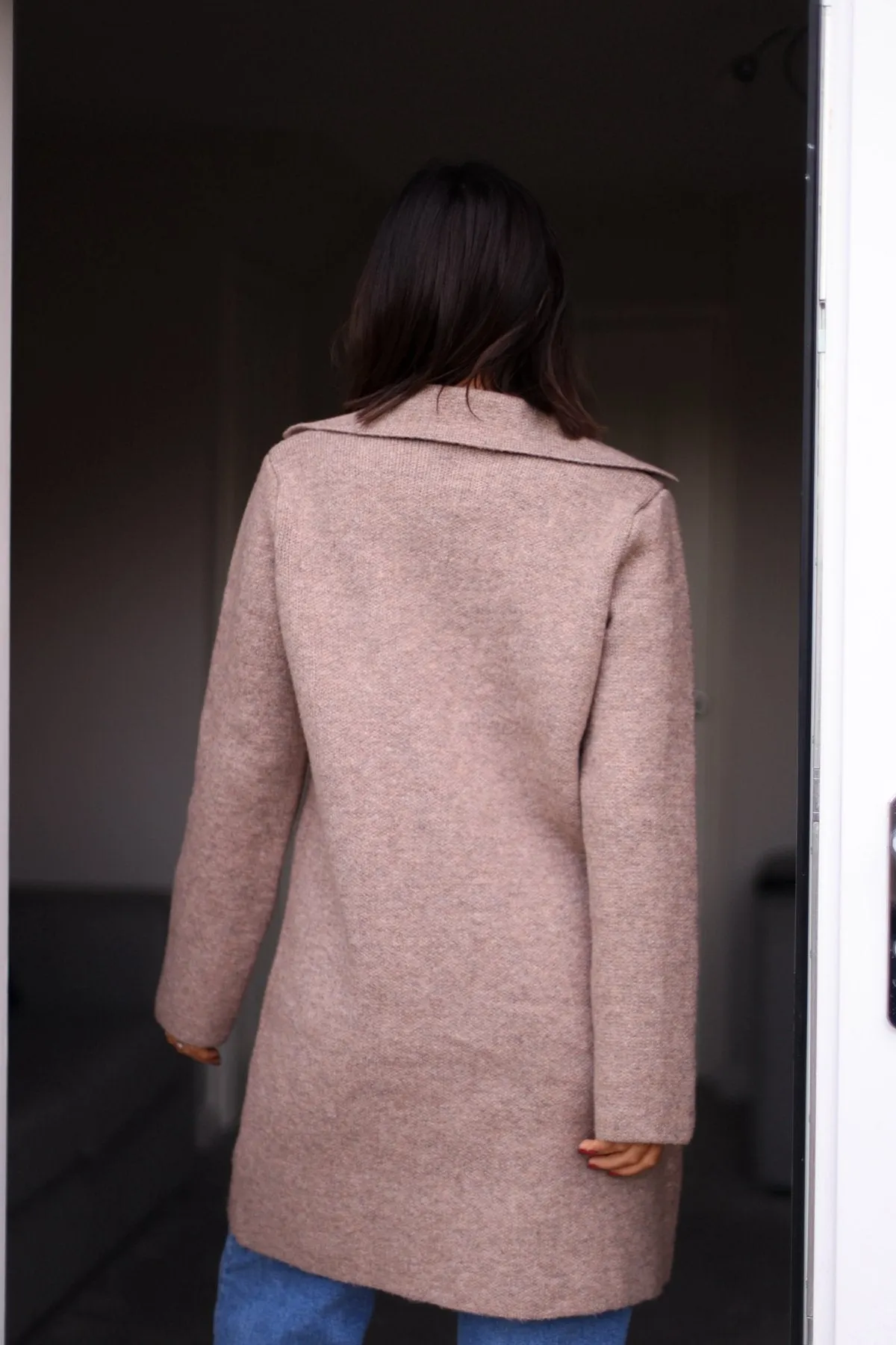 Chunky Mocha Cardigan Coat