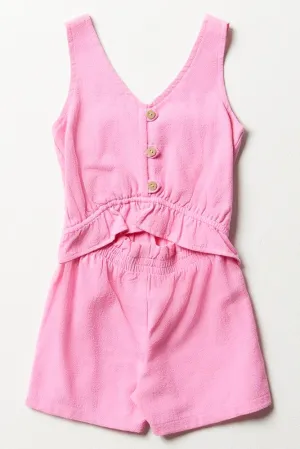 Cut Out Jumpsuit Pink