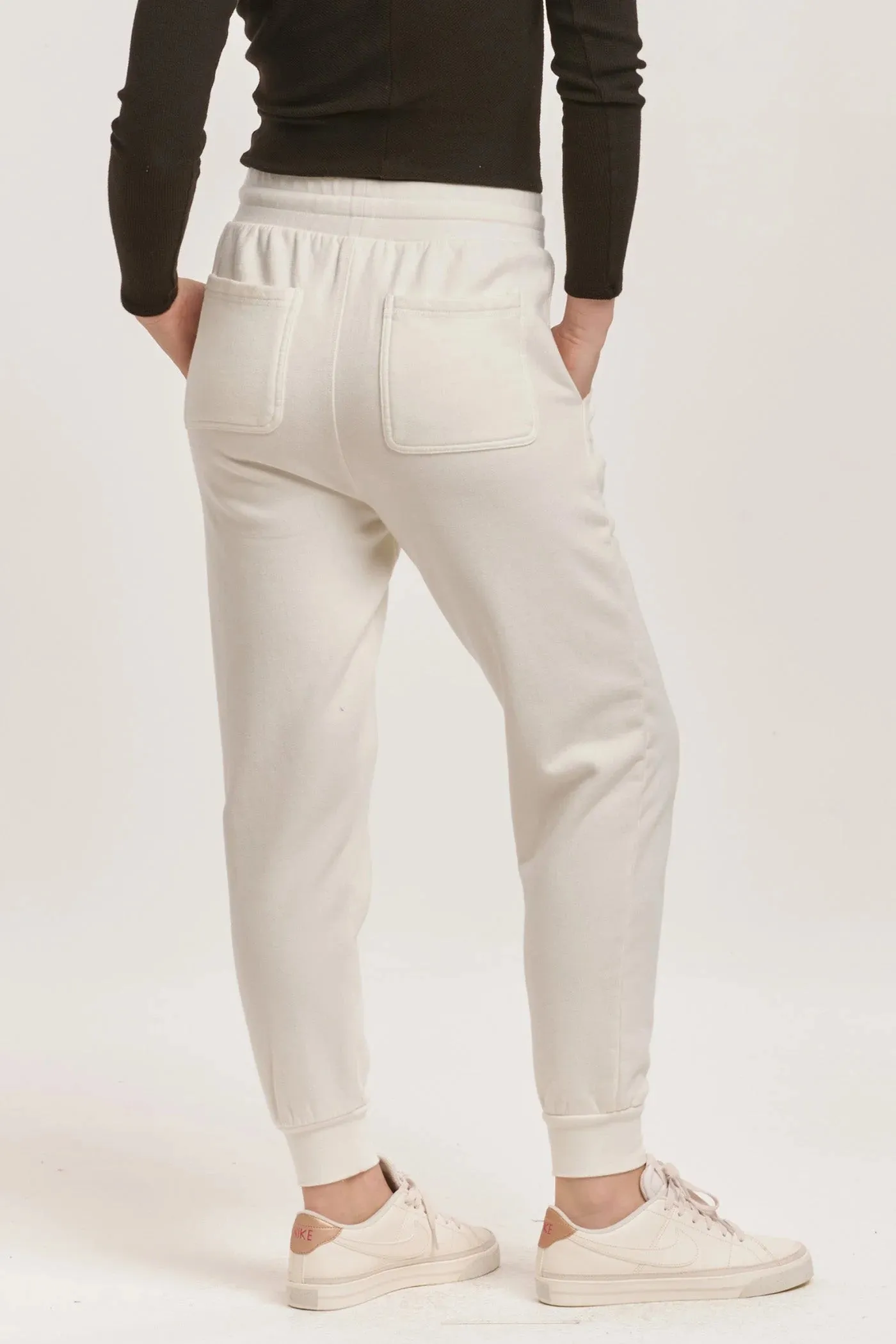 Dear John Dahlia Jogger Off White