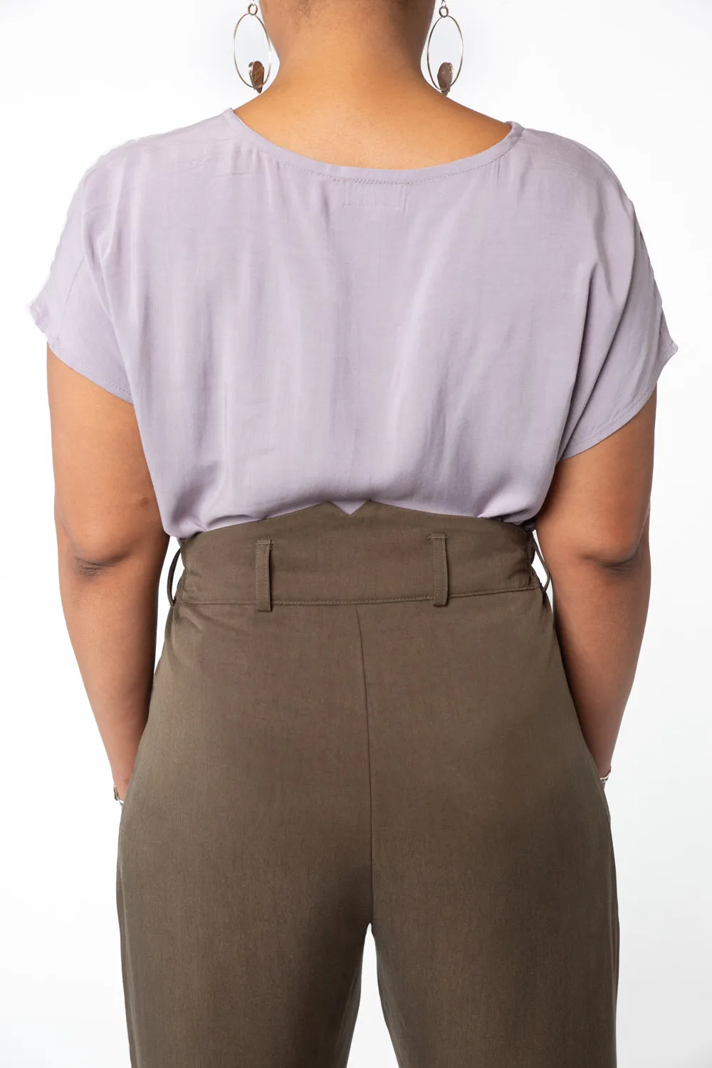 Dolman Top in Lavender Challis