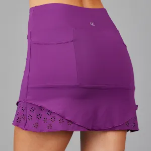 Eyelet Skort (purple)