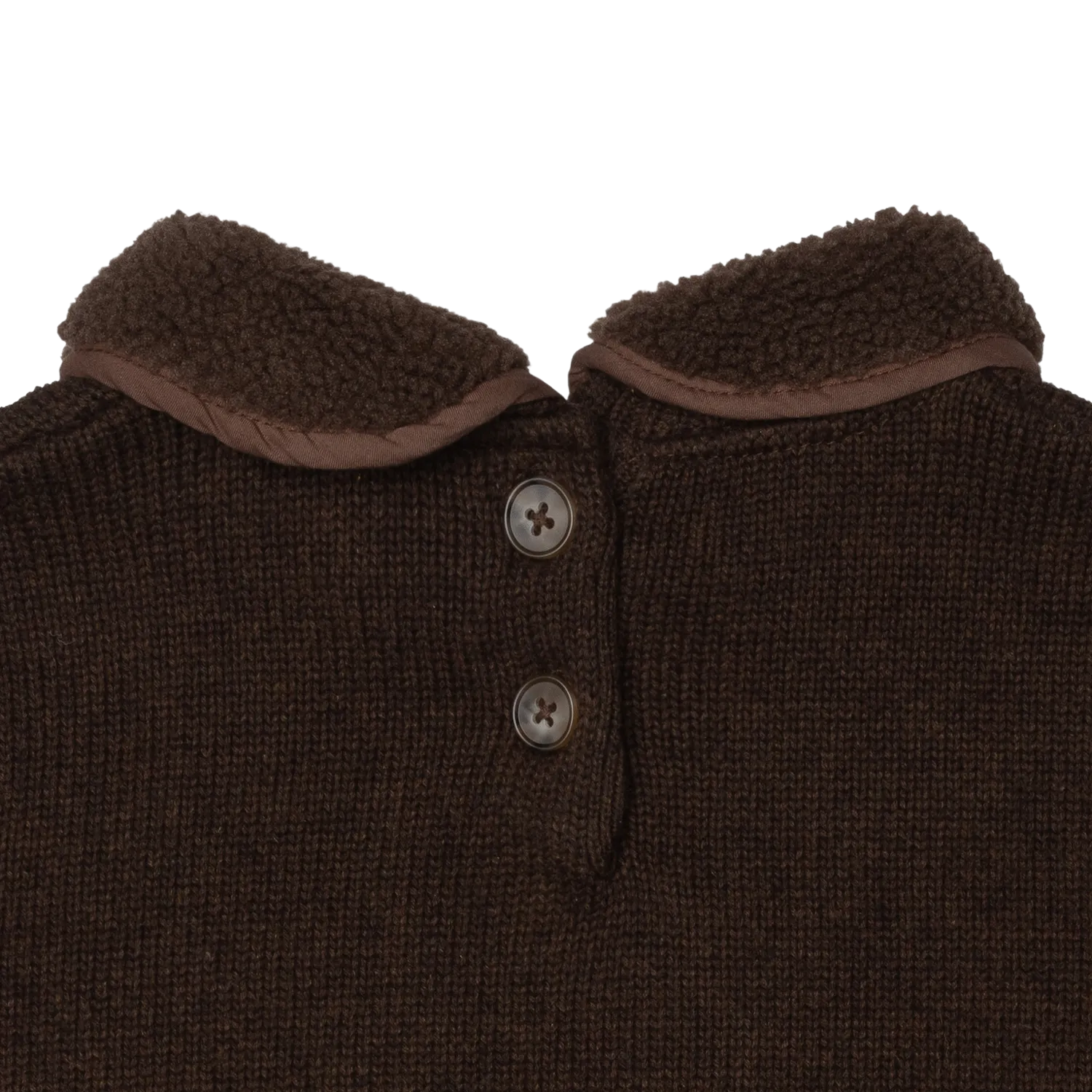 Freder Sweater | Dark Brown Melange