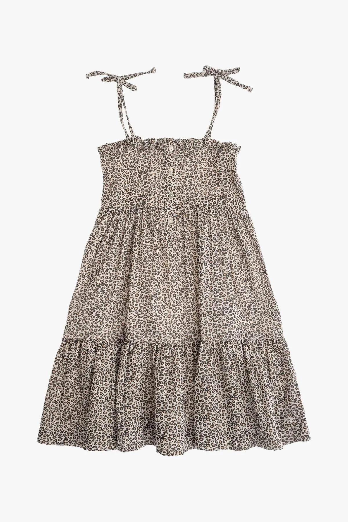 Girls Sundress Tocoto Vintage Leopard