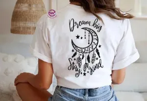 Half sleeve T-shirt -Dream Catcher-A