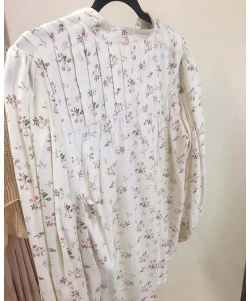 Icon Blouse Winter White Floral