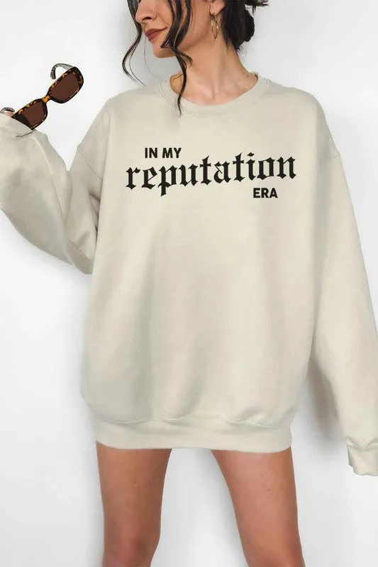 In My Reputation Era Oversized Graphic Sweatshirt