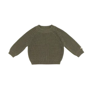 Jade Sweater | Stone Green