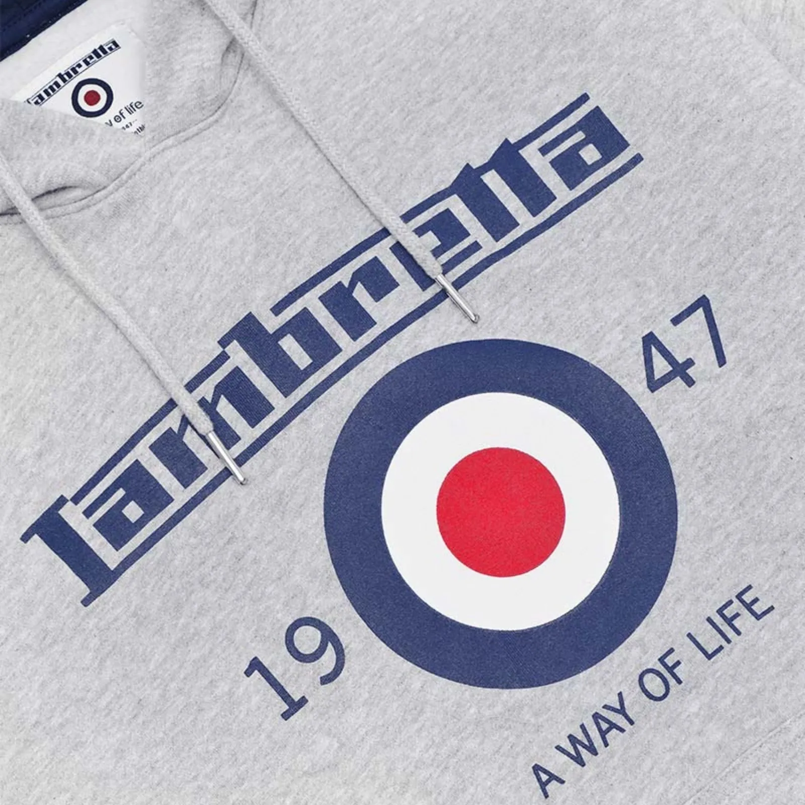 Lambretta Mens Target Pullover Hoodie