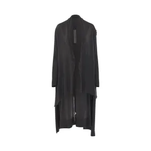 Long Wrap Knit Cardigan in Dust