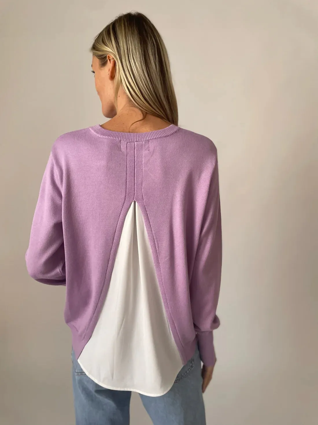 Mae Sweater in Lavender