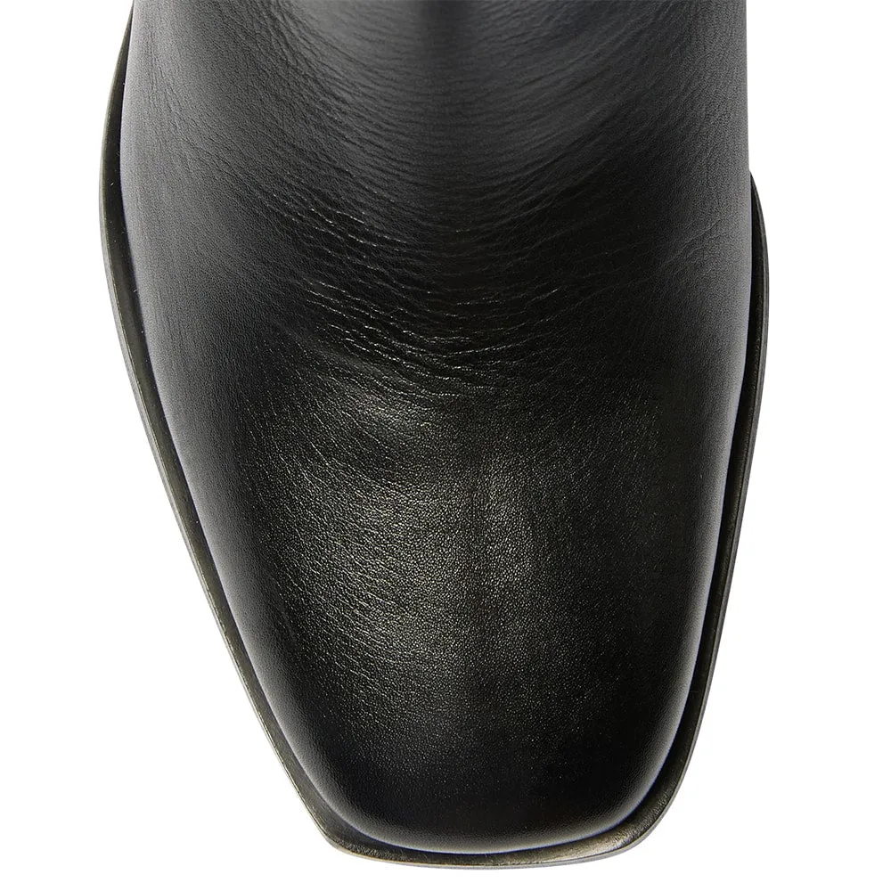 Morocco Boot in Black Leather