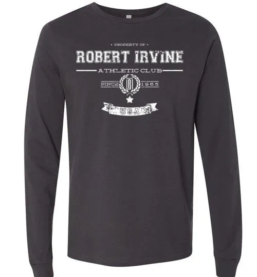 *NEW* Robert Irvine Athletic Club - White Logo - Longsleeve (Youth, Mens, Ladies)