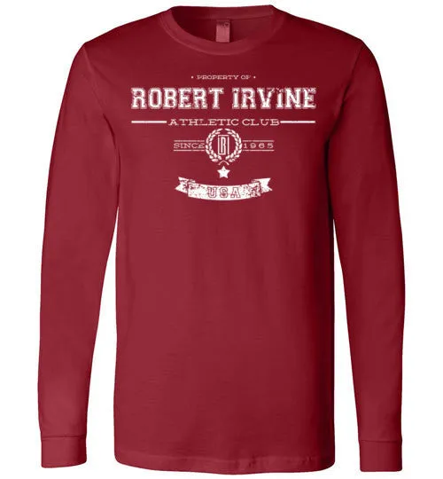 *NEW* Robert Irvine Athletic Club - White Logo - Longsleeve (Youth, Mens, Ladies)