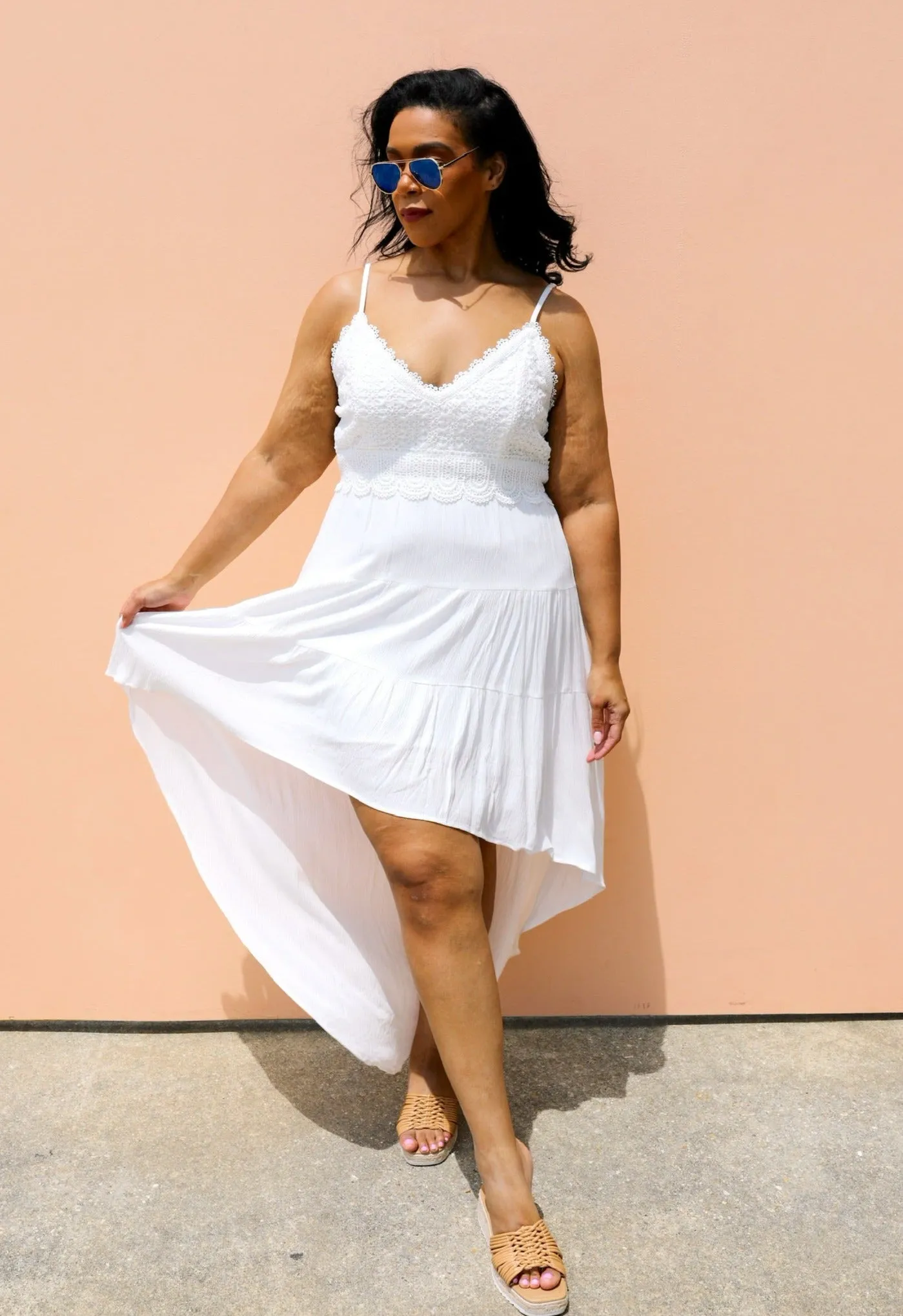 PLUS SIZE Unforgettable High Low Dress