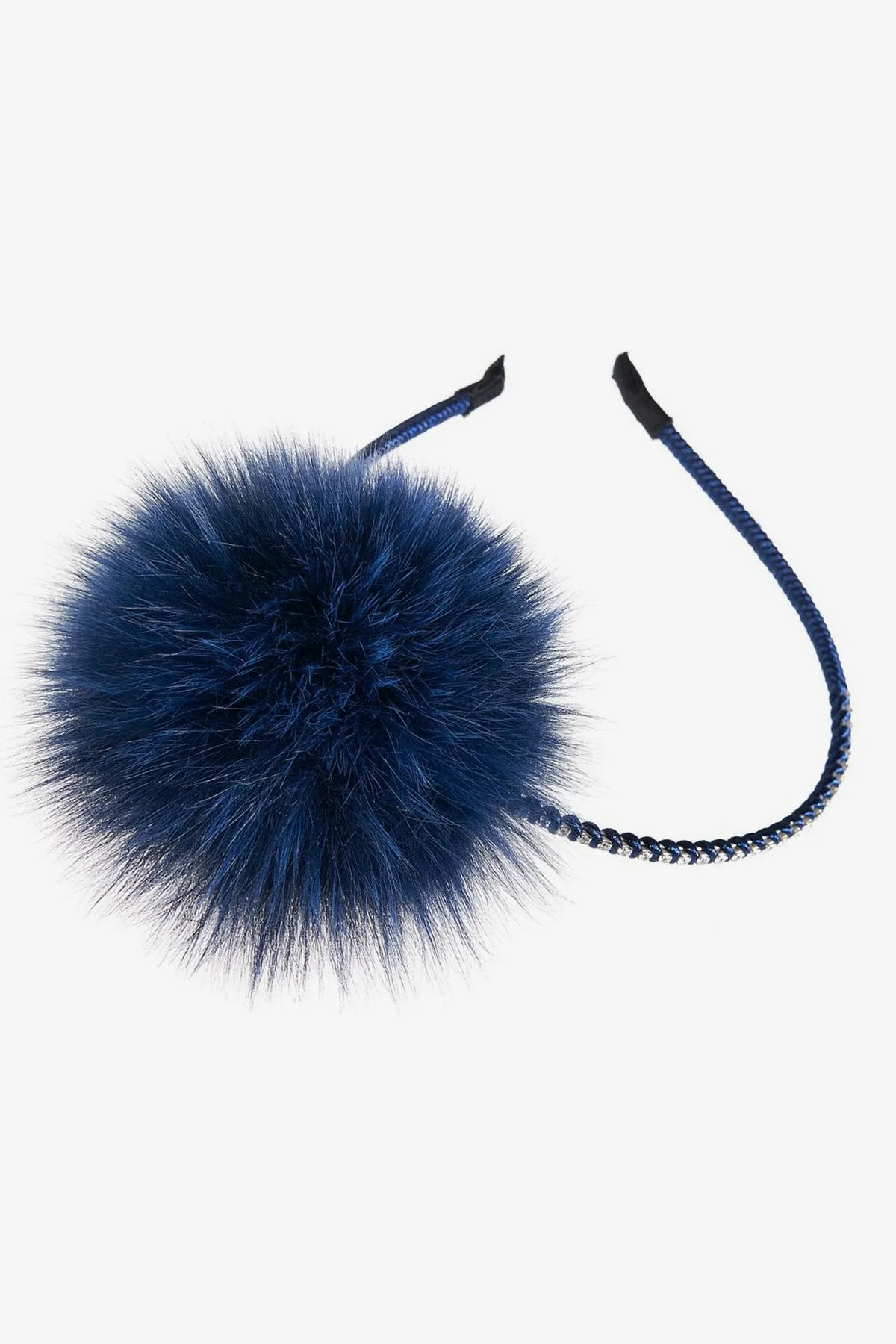 Pom Pom Girls Headband - Navy