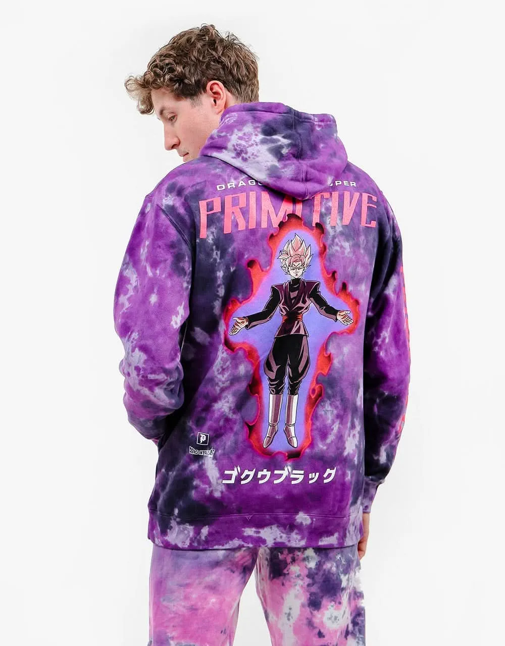 Primitive x Dragon Ball Super Goku Black Rose Washed Pullover Hoodie -