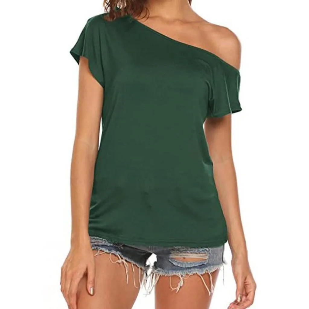 SEXY SHOULDER STYLE TEE