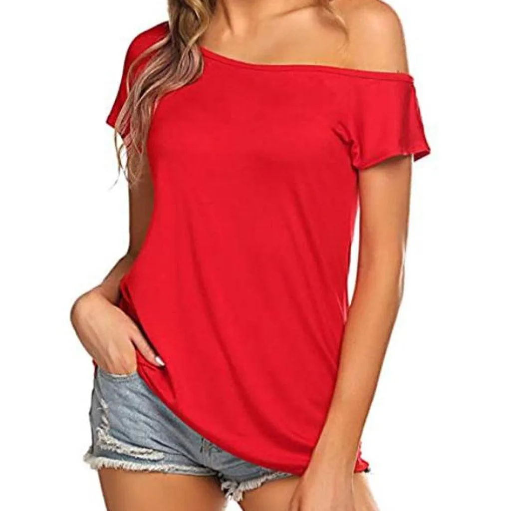 SEXY SHOULDER STYLE TEE