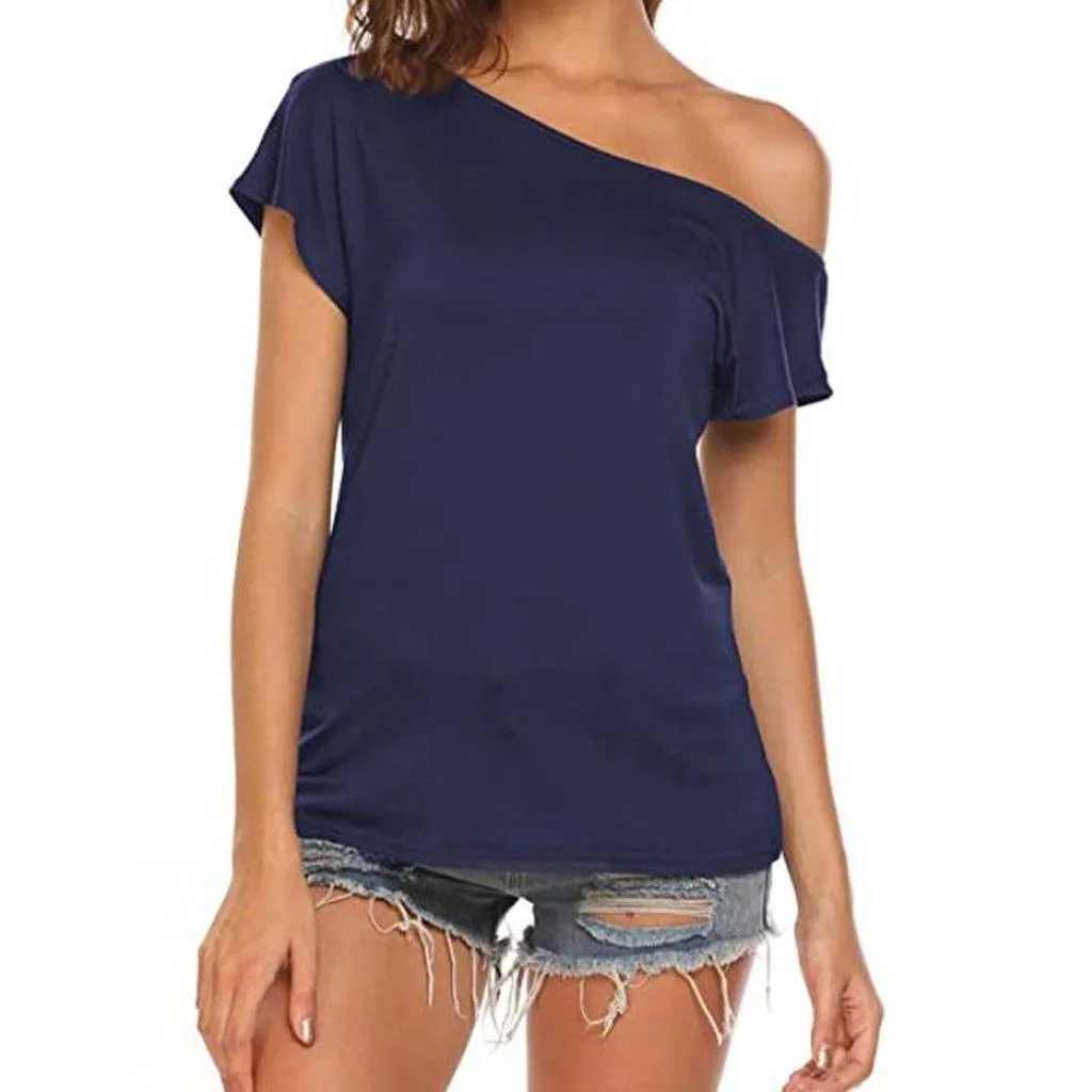 SEXY SHOULDER STYLE TEE