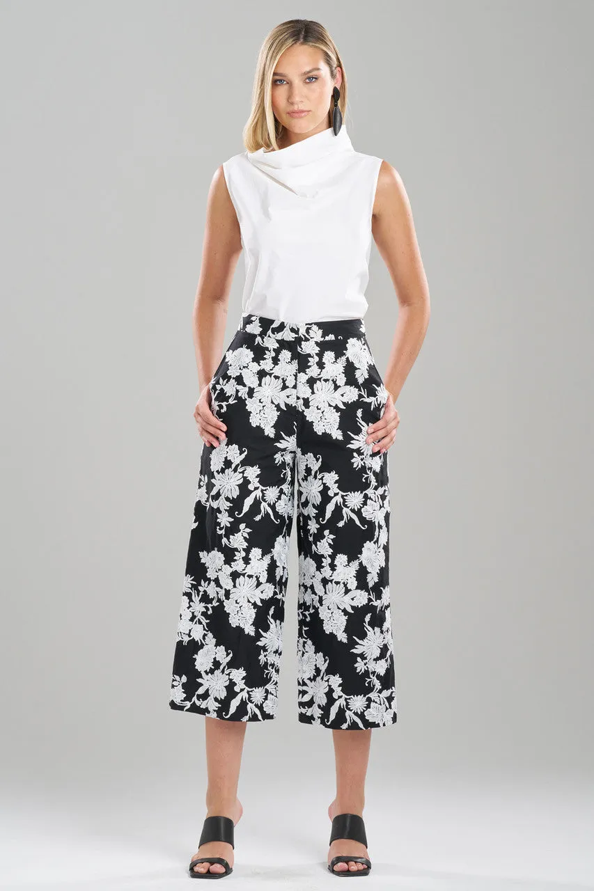 Tangier Embroidered Cotton Pants