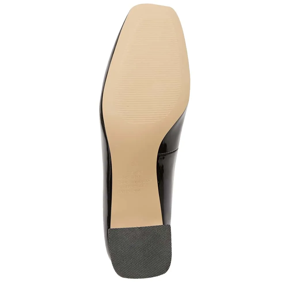 Tempt Heel in Black Patent