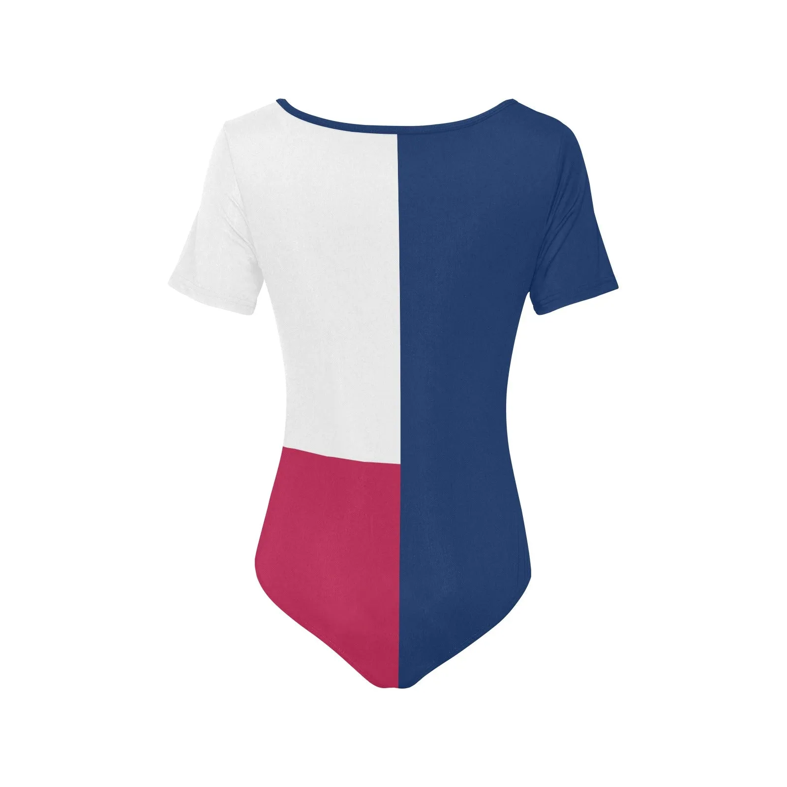 tex flag 2 Women's Short Sleeve Bodysuit