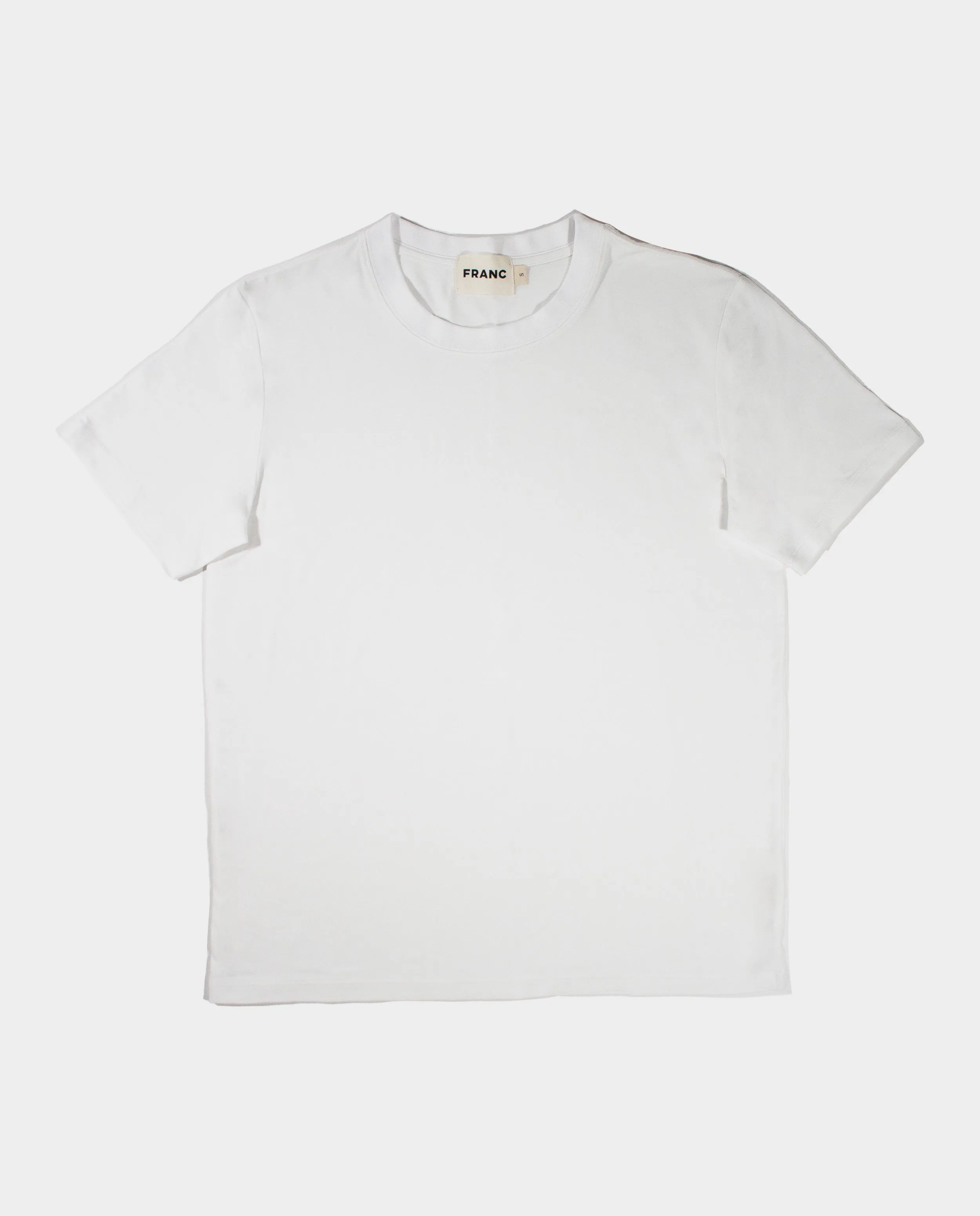 The Modern Crewneck Tee in White