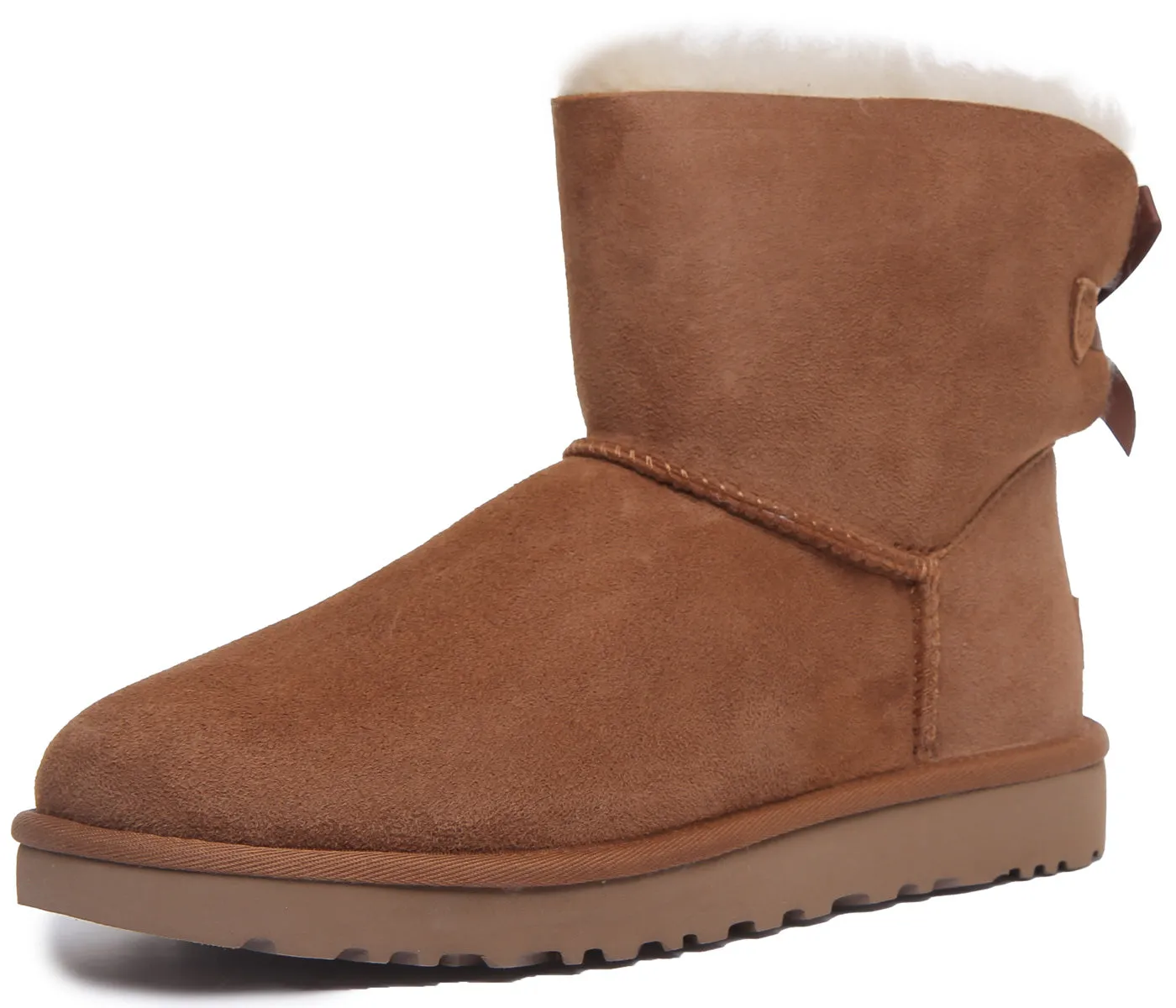 Ugg Australia Mini Bailey Bow 2 In Chestnut