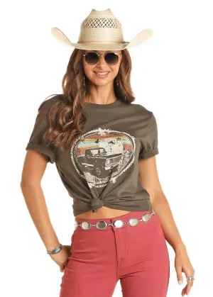 Unisex Rock & Roll Denim Pickup Truck T Shirt