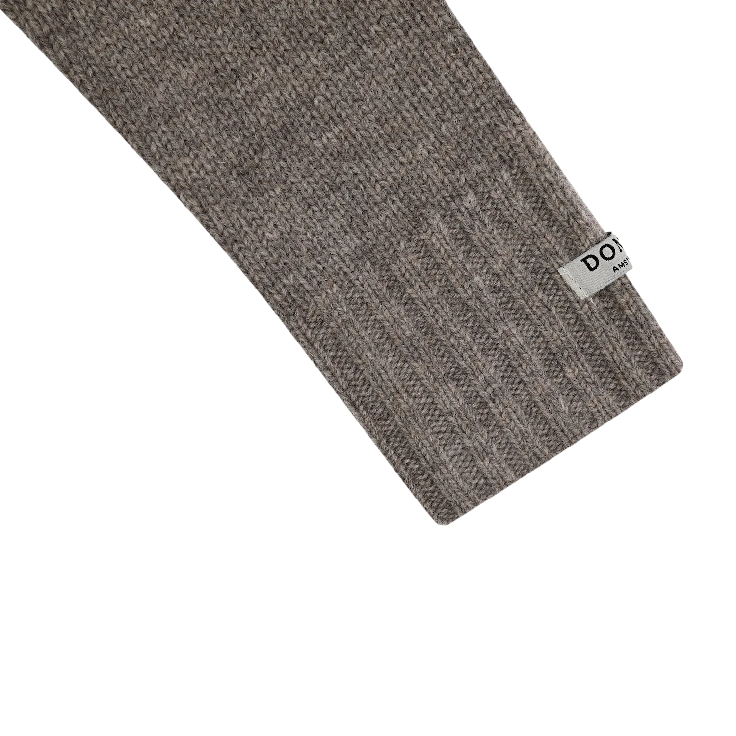 Vilno Merino Wool Sweater | Dark Taupe Melange