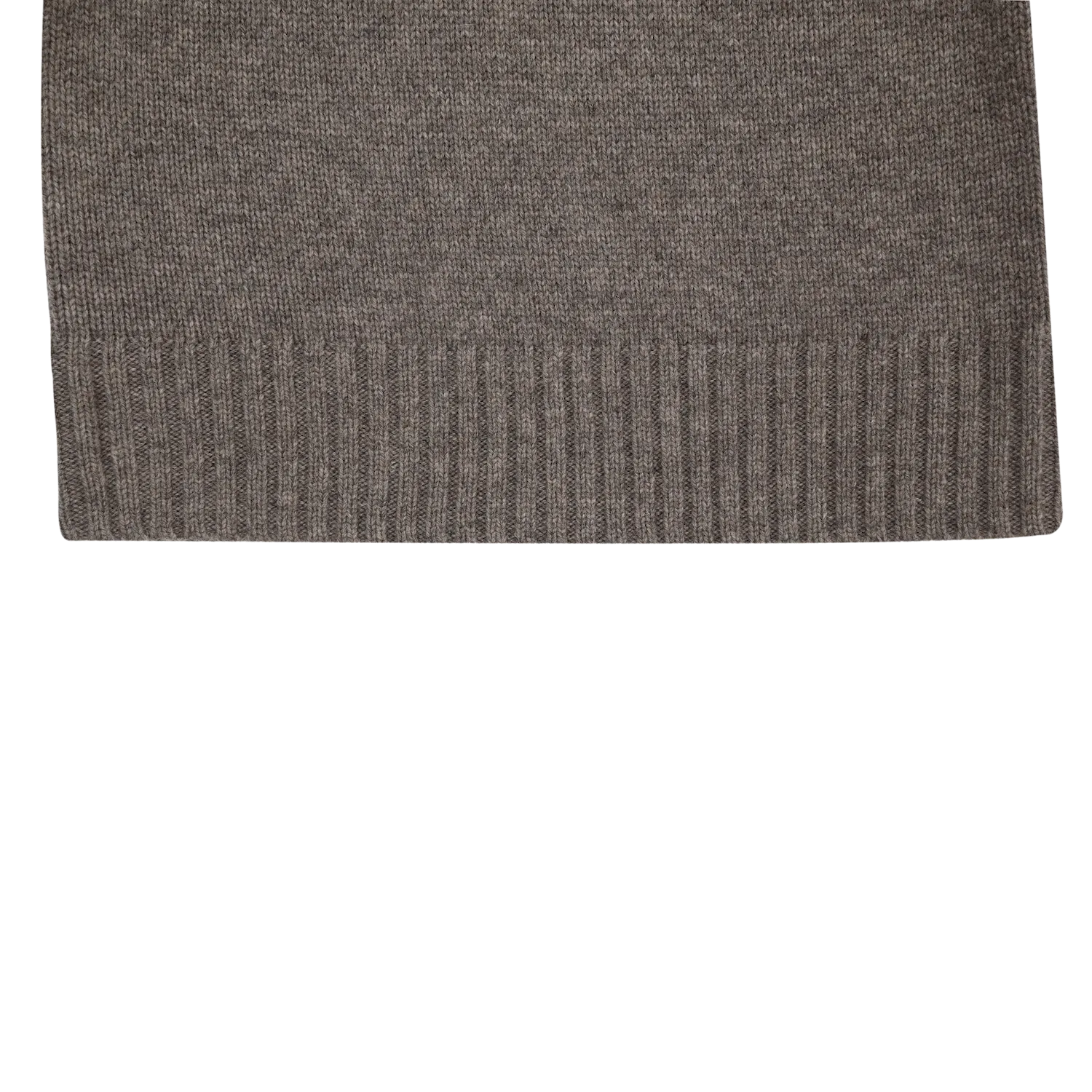 Vilno Merino Wool Sweater | Dark Taupe Melange