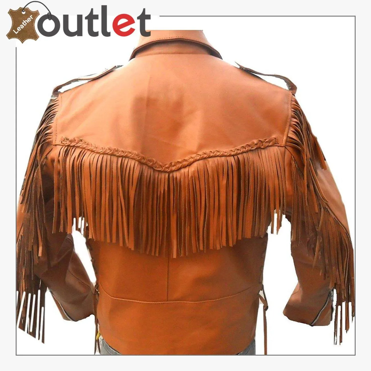 Western Wear Jacket Unique Men Cowboy Leather Jacket