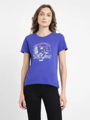 Women's Graphic Crew Neck  T-shirt